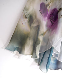 B.S.B.L Wrap Skirt 'Poppy Paradox Purple' バレエ巻きスカート 48cm（在庫商品）