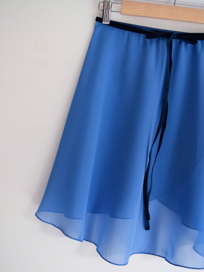 B.S.B.L Wrap Skirt Tapered Periwinkle バレエ 巻きスカート テパード