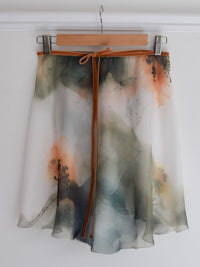 B.S.B.L Wrap Skirt 'Poppy Paradox Yellow' バレエ巻きスカート  40cm, 48cm, 53cm