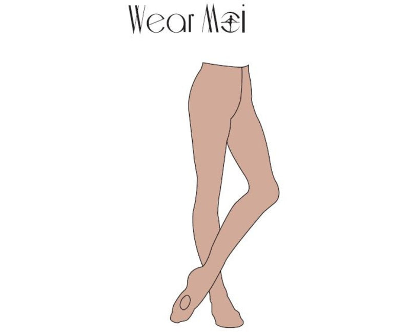 ウェアモア プレミアコンバーチブルタイツ ダークピンク Wear Moi PREMIERE CONVERTIBLE TIGHTS DARK