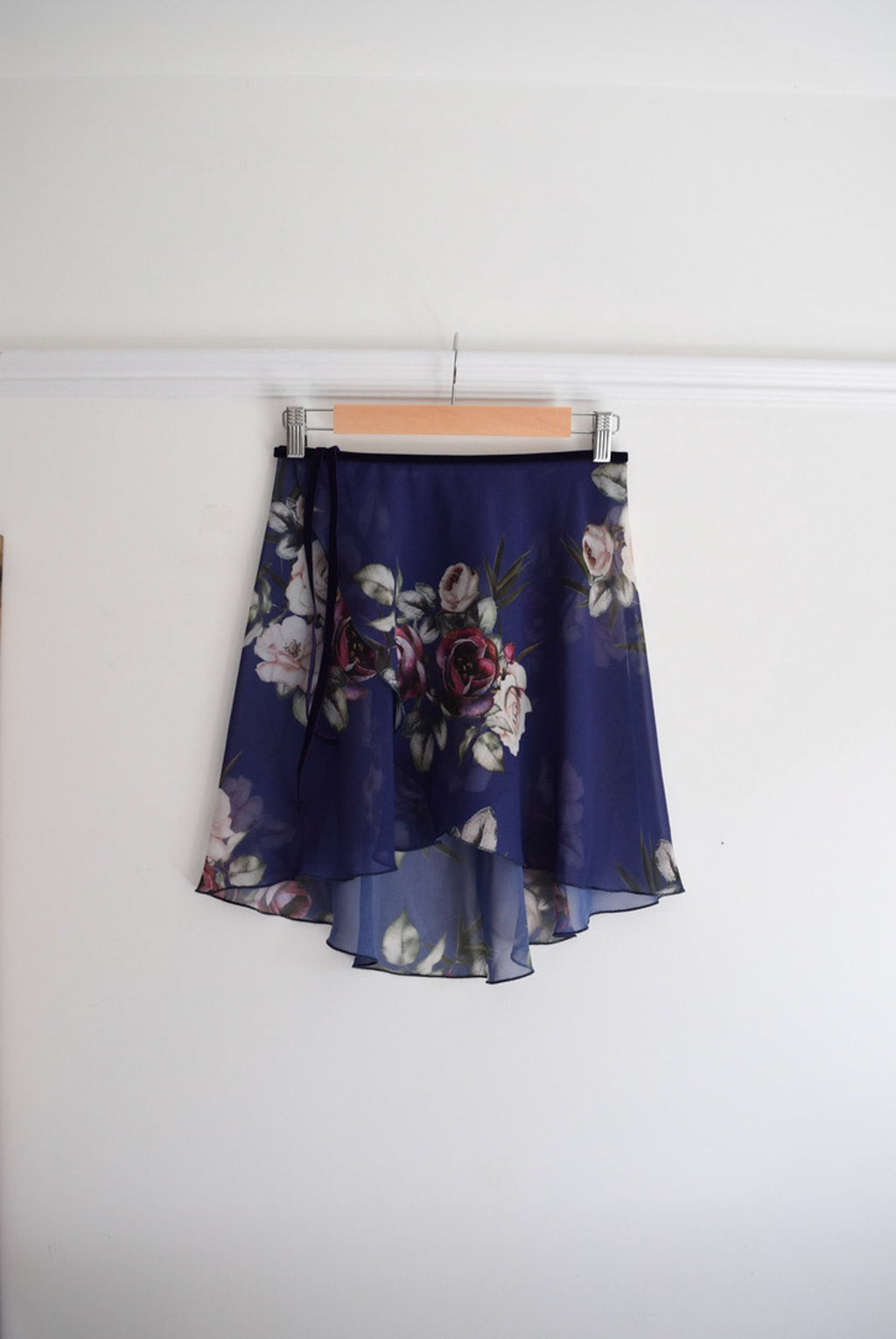 B.S.B.L Wrap Skirt 'Valentine Blue' バレエ巻きスカート 33cm, 40cm