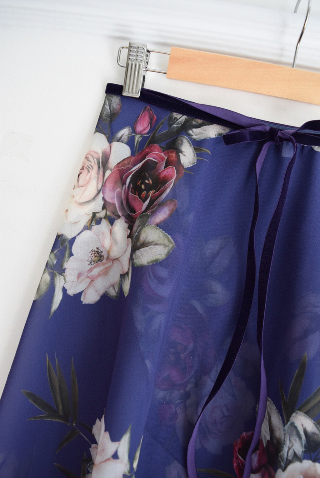 B.S.B.L Wrap Skirt 'Valentine Blue' バレエ巻きスカート 33cm, 40cm, 48cm, 53cm