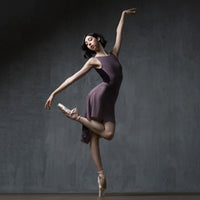 エレベ ダンスウェア アリソン マーヴベルベット Eleve Dancewear Allison Mauve Velvet Leotard RTW