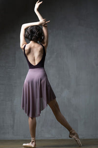 エレベ ダンスウェア アリソン マーヴベルベット Eleve Dancewear Allison Mauve Velvet Leotard RTW