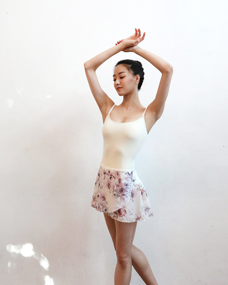 レヴゥダンス エリーゼ フローラル スカート ブラン LEVDANCE elisee floral skirt BLANC