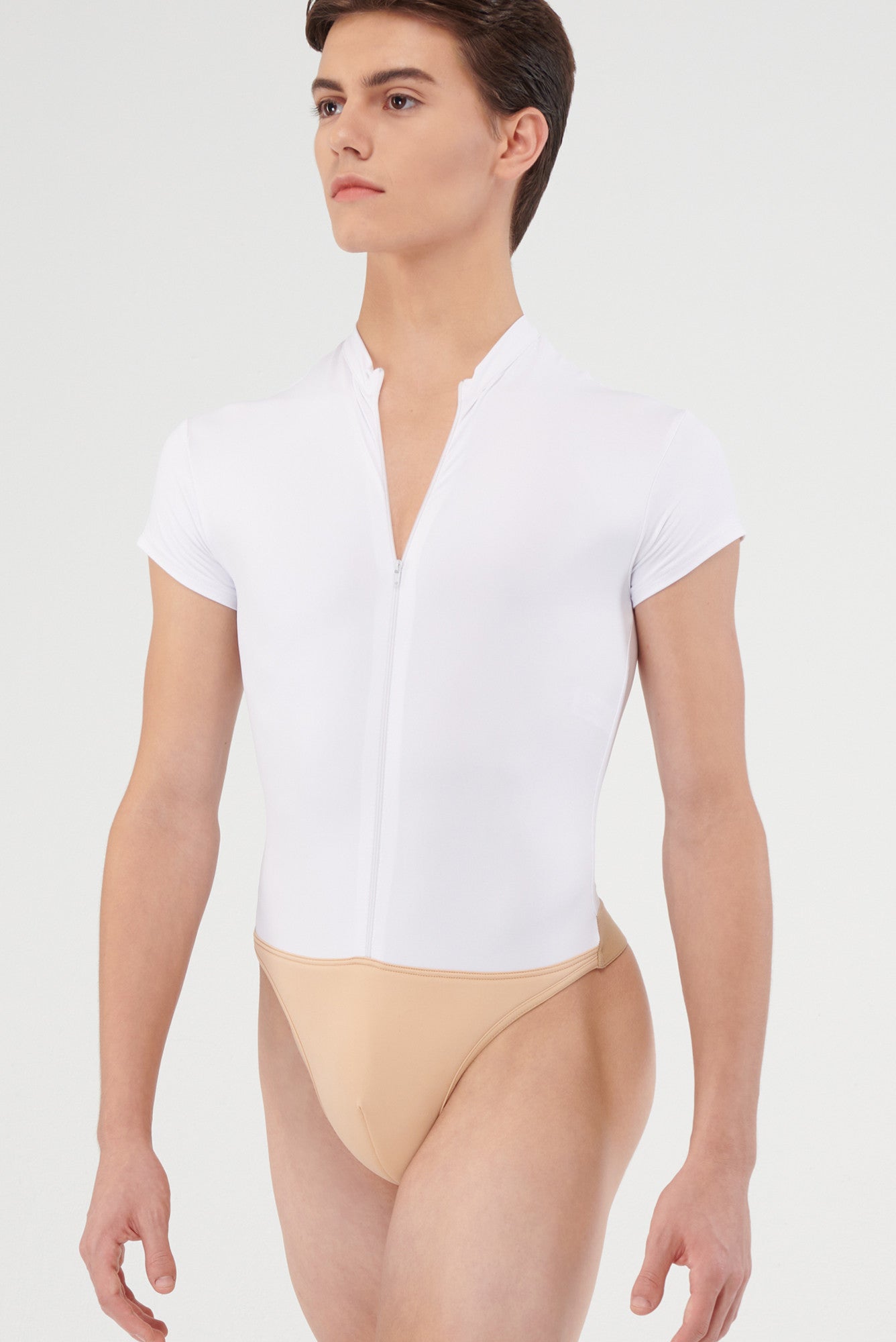 ウェアモア コンドル ジップフロント半袖レオタード 全2色 【大人