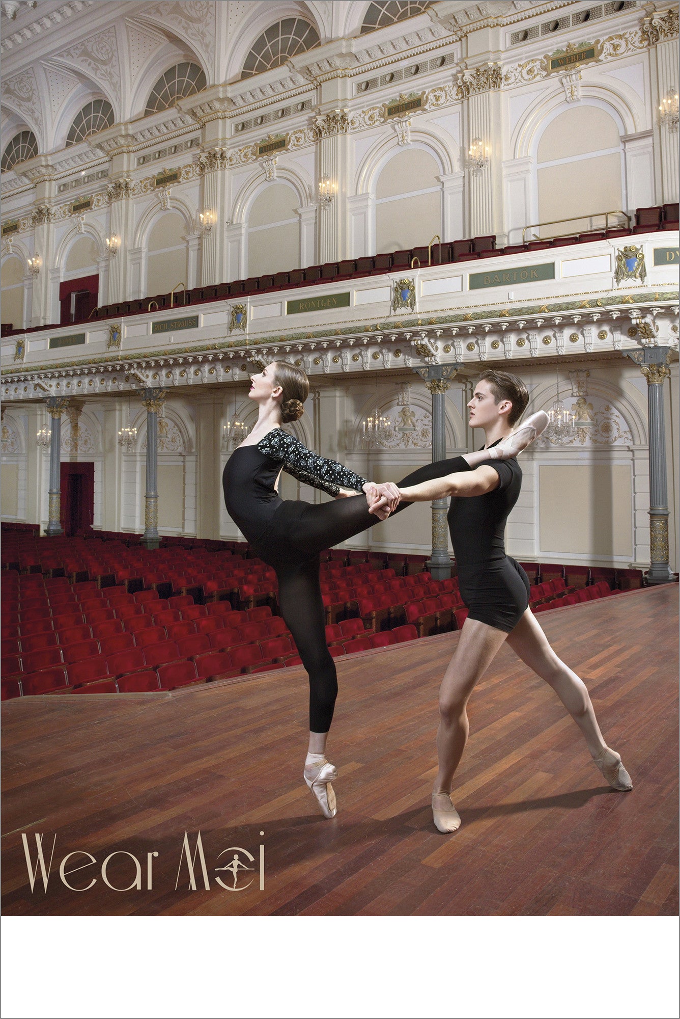 ウェアモア コンドル ジップフロント半袖レオタード 全2色 【大人