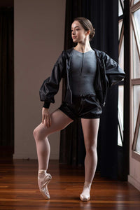 インターメッツォ ジップアップワイドフーディー Intermezzo Adel Zip Up Wide Hoodie Perspiration Fabric Ballet Dance