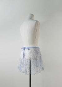 LEVDANCE Josephine lace skirt LAVENDER BLUE レヴゥダンス ジョセフィン レーススカート ラベンダーブルー
