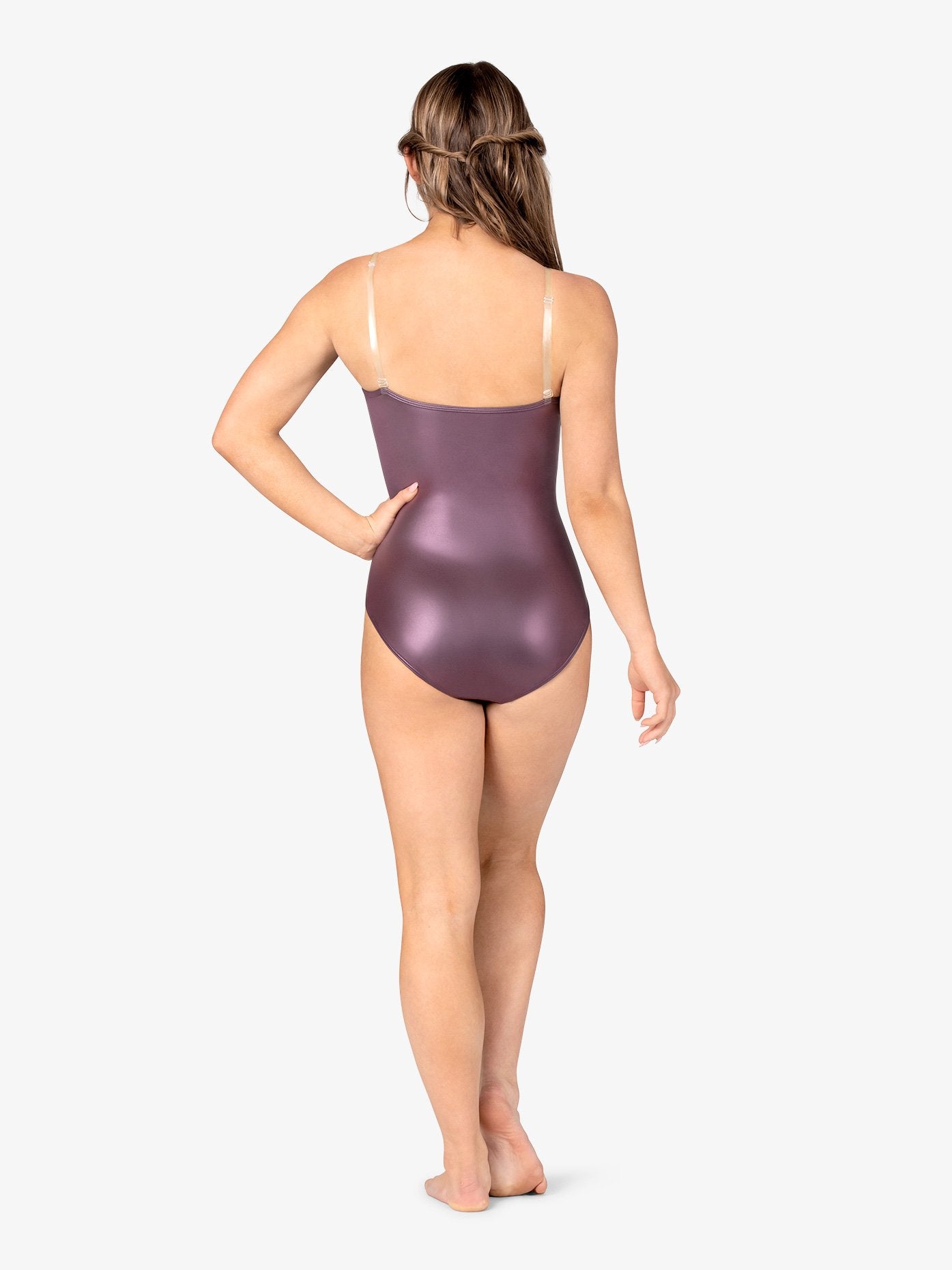 Double Platinum Adult Womens Matte Metallic Camisole Leotard ダブルプラチナム マットメタリックキャミソールレオタード【大人】