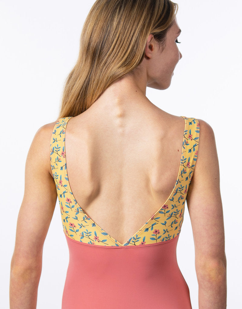 SUFFOLK Citrus Sunrise Tank Leotard with V Back サフォーク シトラスサンシャインタンクレオタード 【大人】