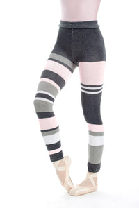 インターメッツォ ウォームアップストライプ コットン パンツ ダンス バレエ Intermezzo Warm up Striped Cotton Pants dance ballet